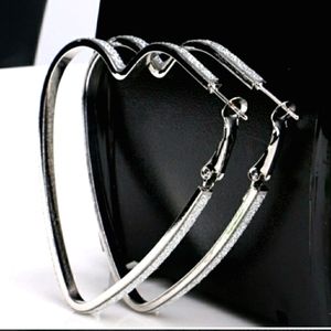 🔥Heart Earrings~SILVER TONE